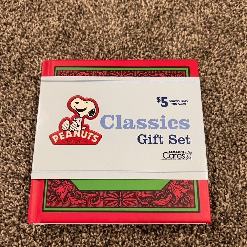 Peanuts Classics Gift Set ~2 Hardcover Books